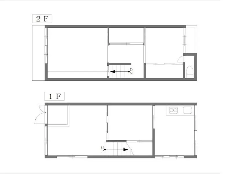 水天宮前の事務所仕様店舗物件の平面図