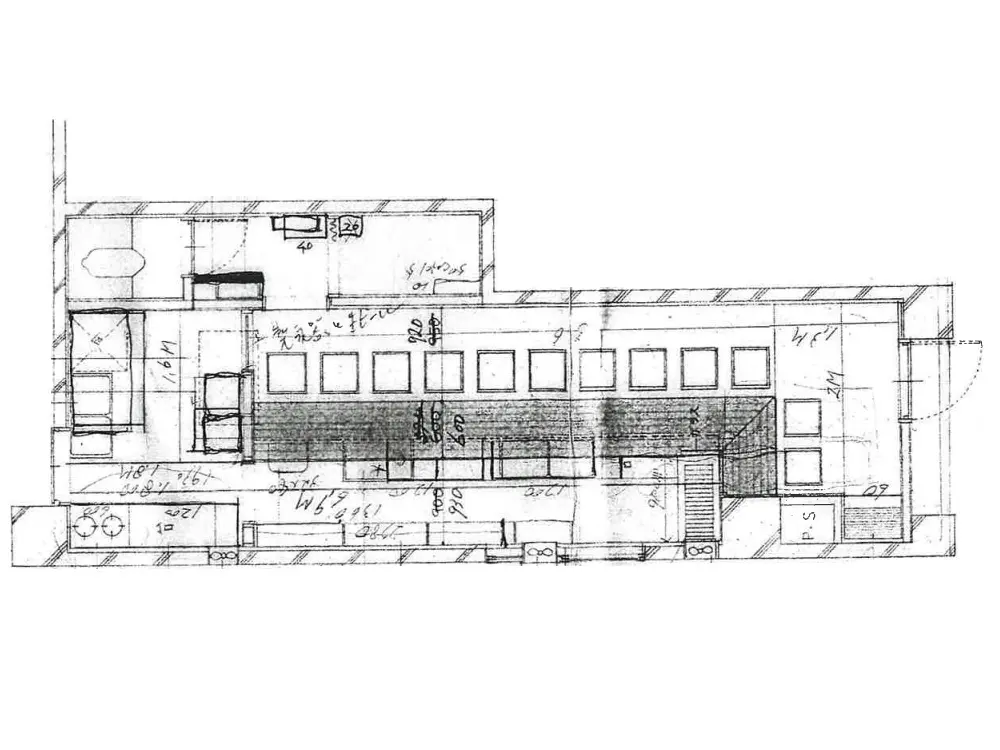 阿佐ケ谷の居酒屋居抜きの平面図
