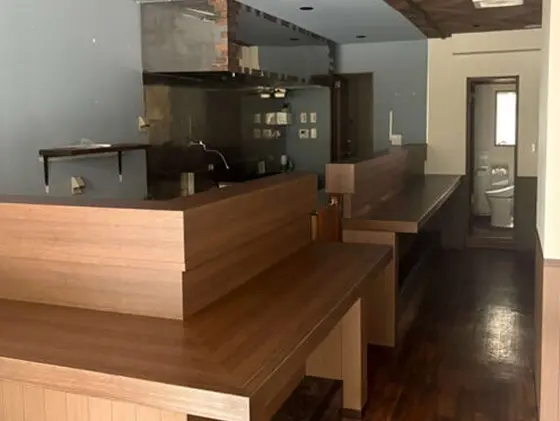 ひばりヶ丘の居抜き店舗の内装
