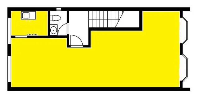 金沢八景の居抜き店舗の平面図