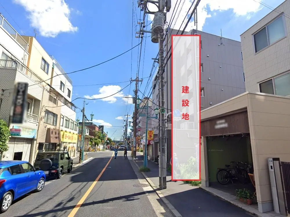 松原のスケルトン物件の外観