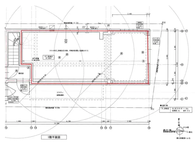 松原のスケルトン物件の平面図