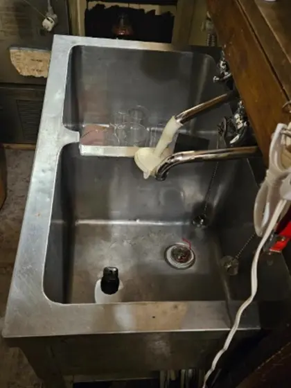 南行徳の居抜き店舗の厨房