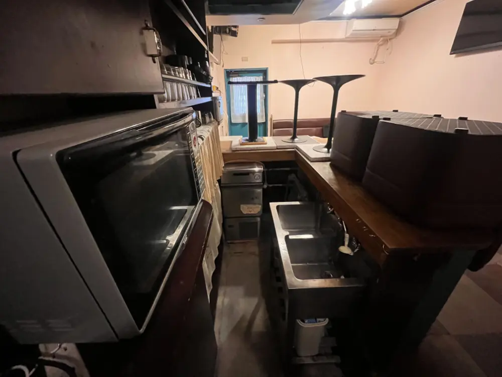 南行徳の居抜き店舗の厨房