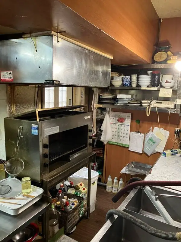 雪が谷大塚の居抜き店舗の厨房