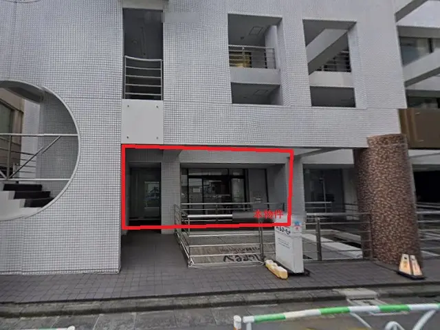 渋谷のスケルトン店舗物件の外観