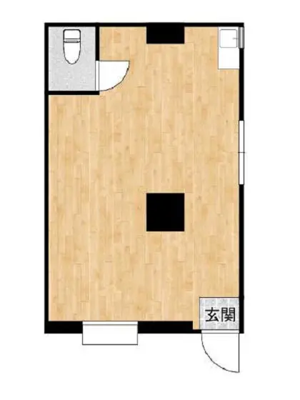 新小岩のスケルトン物件の平面図
