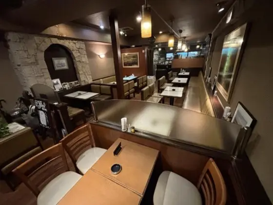 竹橋の居抜き店舗の内装