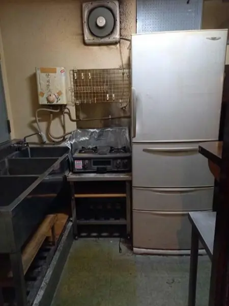 平塚の居抜き店舗の厨房