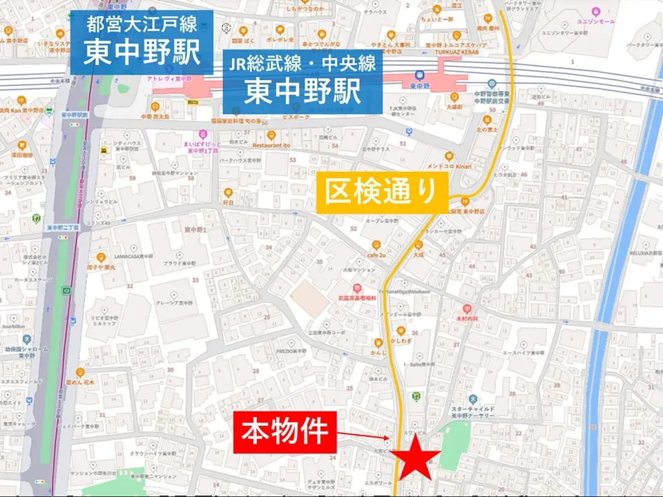 貸店舗(事務所仕様)の地図