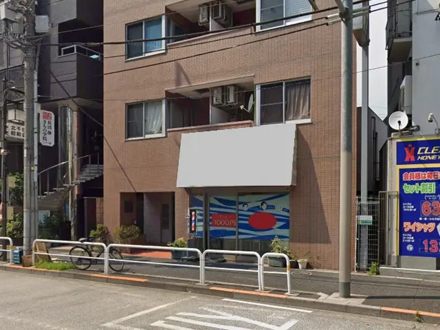 北千住の美容室・理容室居抜きの外観