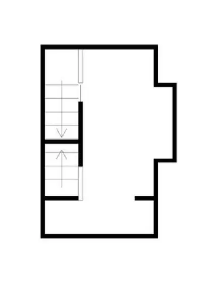 貸店舗(事務所仕様)の平面図