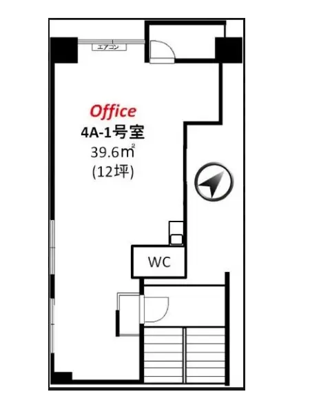 その他の居抜き物件の平面図