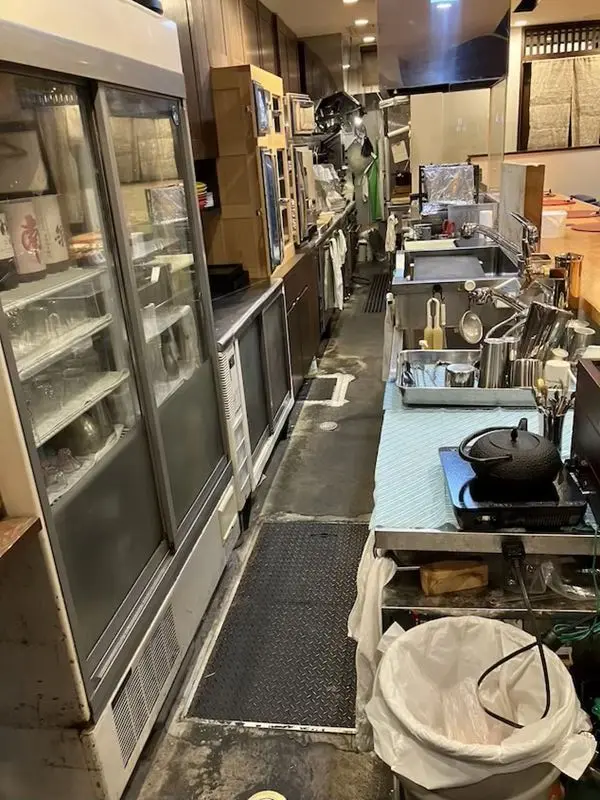 国分寺の和食居抜きの厨房