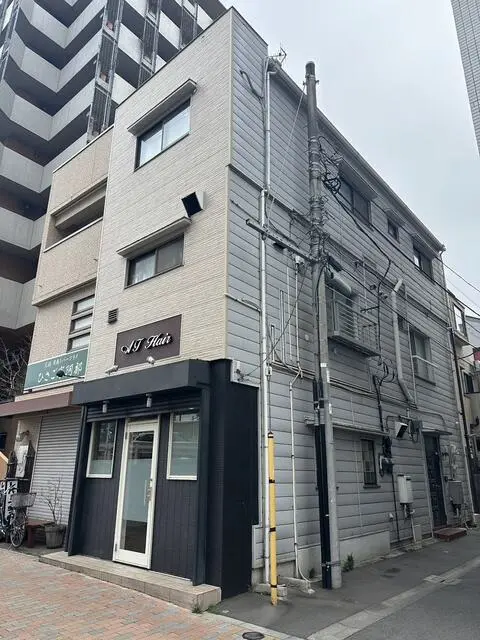 月島の事務所仕様店舗物件の外観