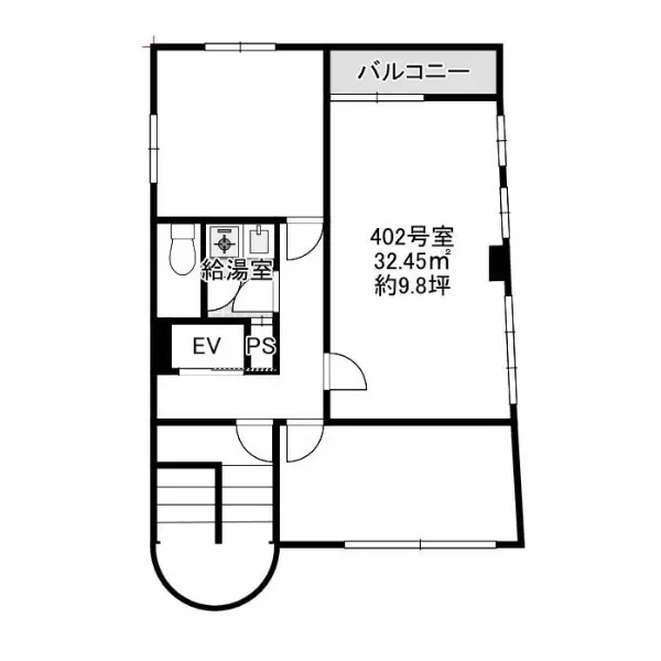 西川口のエステ居抜きの平面図