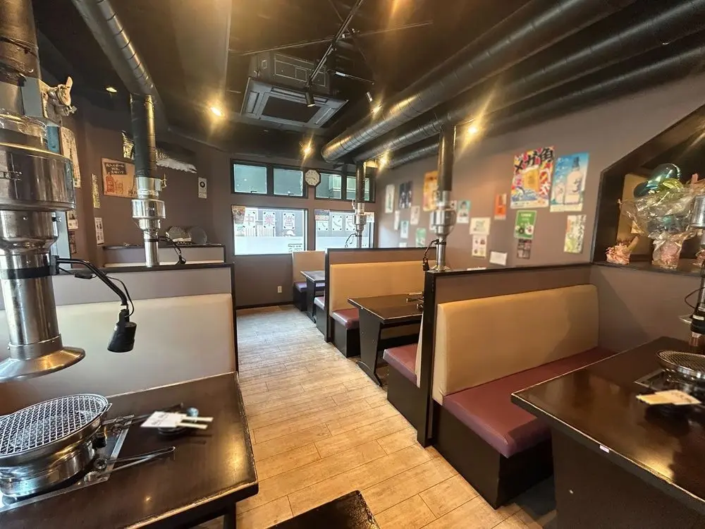 とうきょうスカイツリーの焼肉屋居抜きの内装