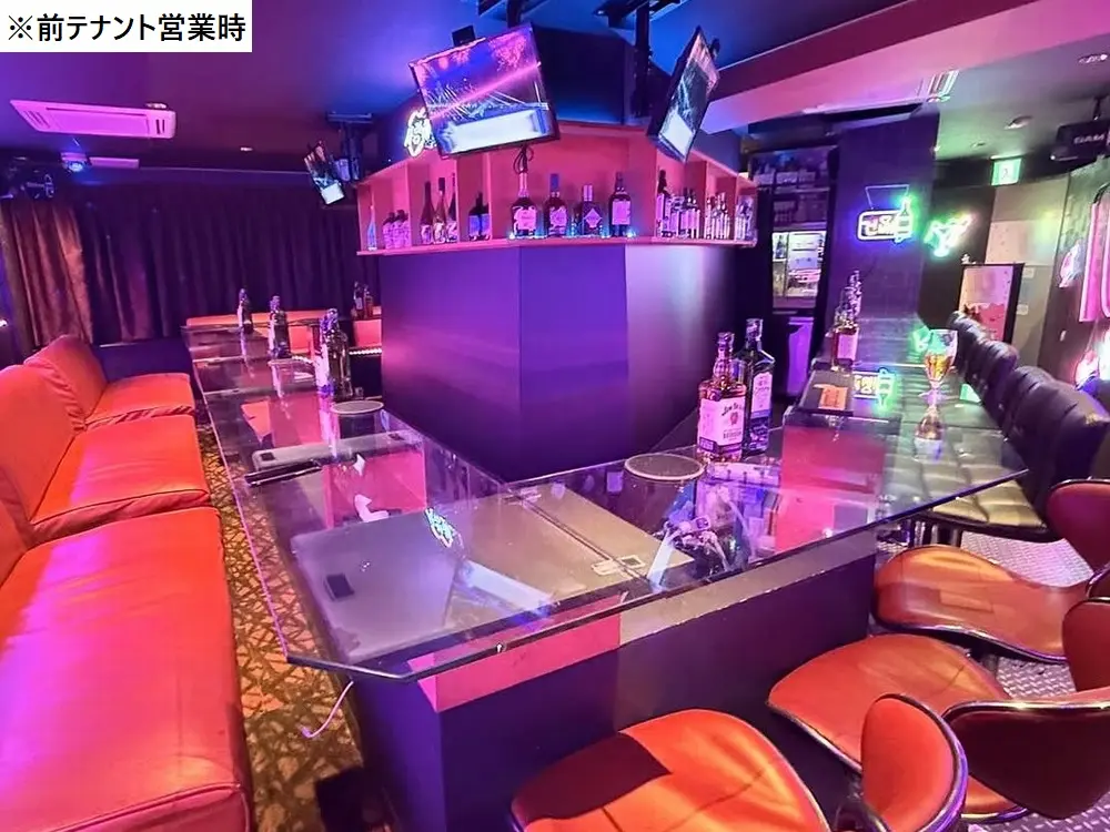 ガールズバーの居抜き物件の内装