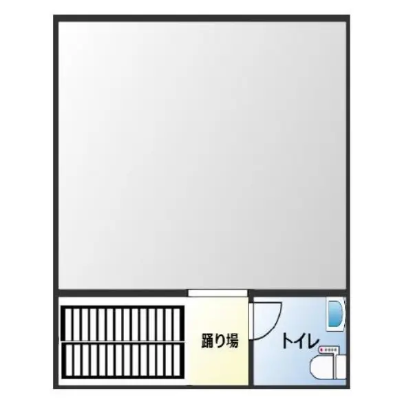 日ノ出町の居酒屋居抜きの平面図