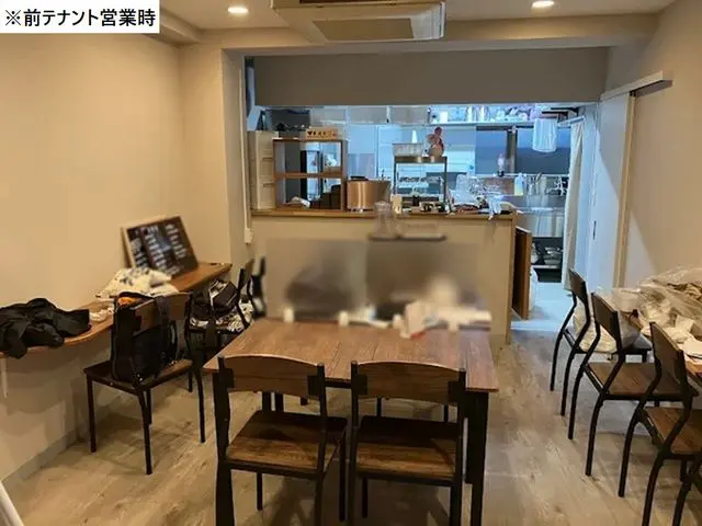 うどん・そばの居抜き物件の内装