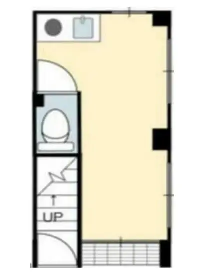 貸店舗(事務所仕様)の平面図