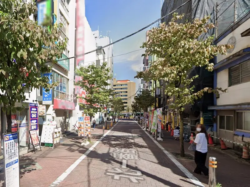 大森のスケルトン店舗物件の外観