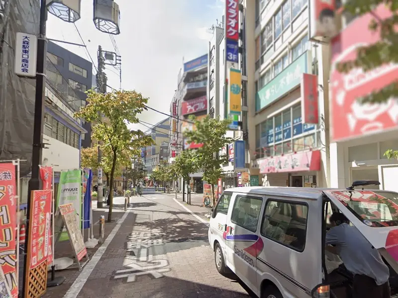 大森のスケルトン店舗物件の外観