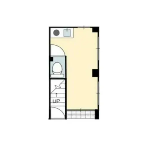 牛込柳町の事務所仕様物件の平面図