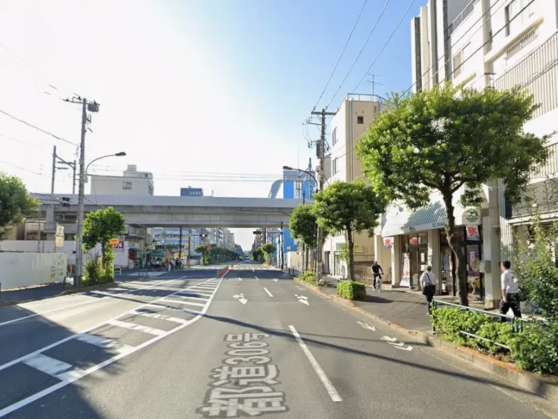 京成曳舟の居抜き店舗の外観