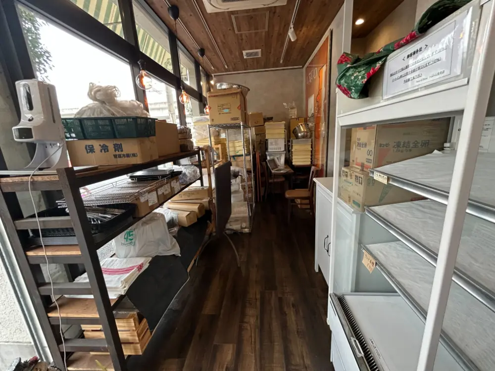 京成曳舟の居抜き店舗の内装