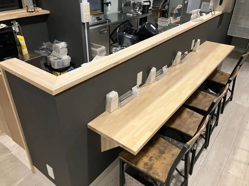 鎌倉の居抜き店舗の内装