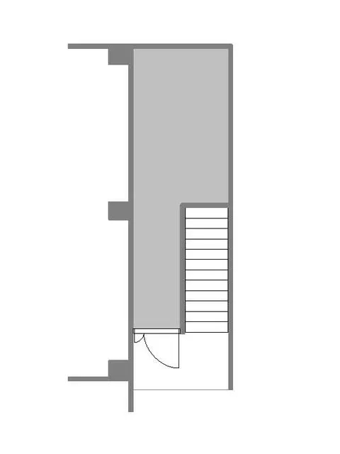 中山のテイクアウト居抜きの平面図