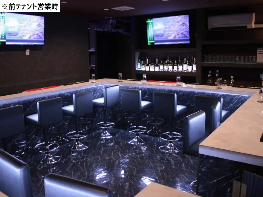 ガールズバーの居抜き物件の内装