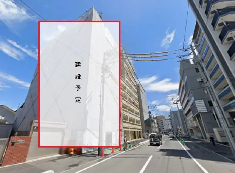 貸店舗(スケルトン)の外観