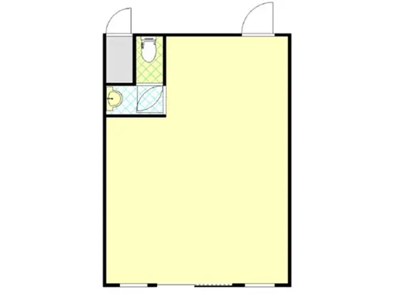 南林間の寿司居抜きの平面図
