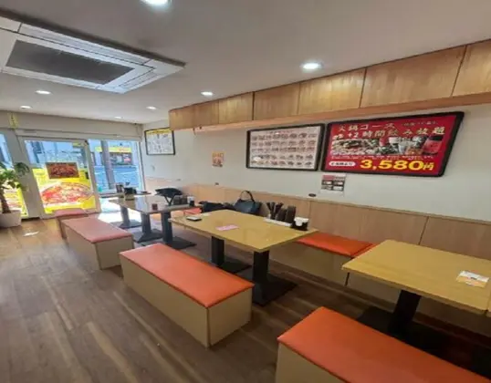 ラーメンの居抜き物件の内装