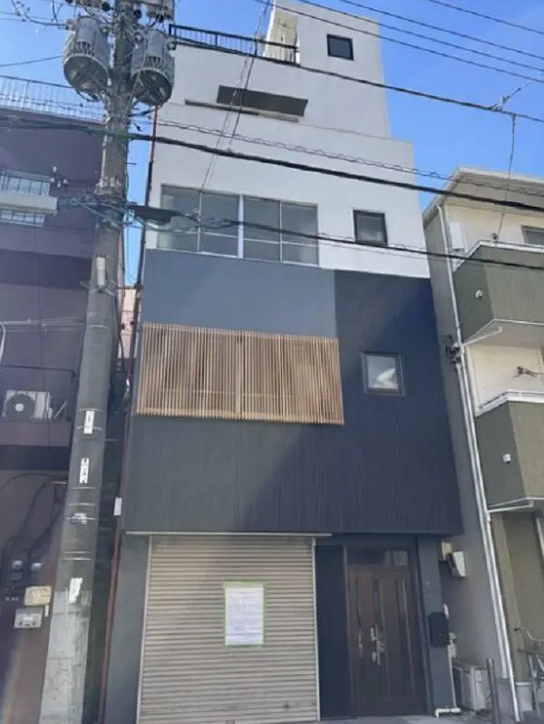 曳舟のスケルトン店舗物件の外観