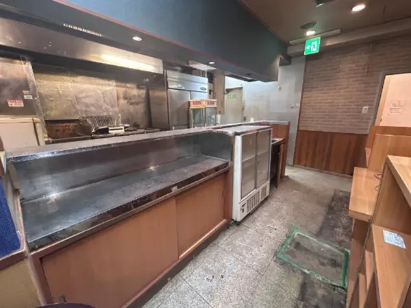 小伝馬町の居抜き店舗の厨房