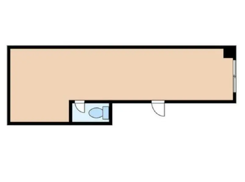 貸店舗(事務所仕様)の平面図