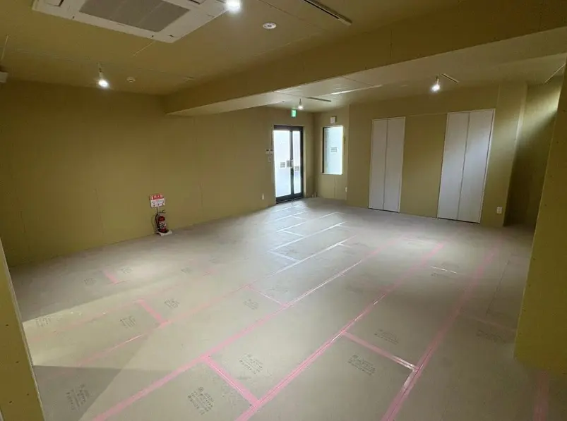 小作のスケルトン物件の内装