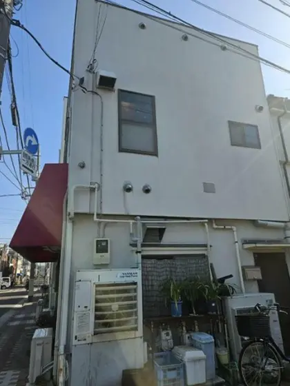 石川台の焼肉屋居抜きの外観