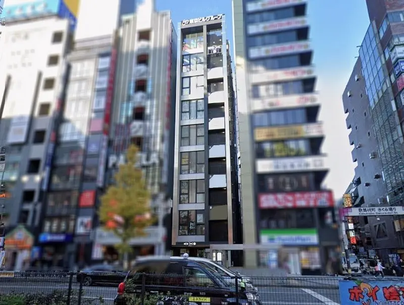 貸店舗(スケルトン)の外観