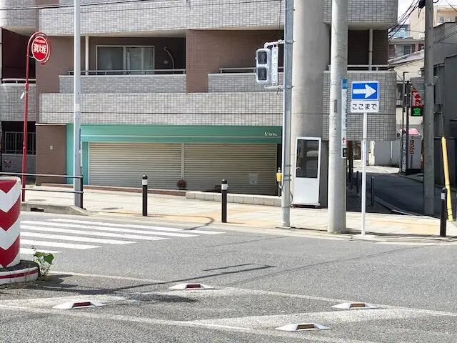 エステの居抜き物件のエントランス