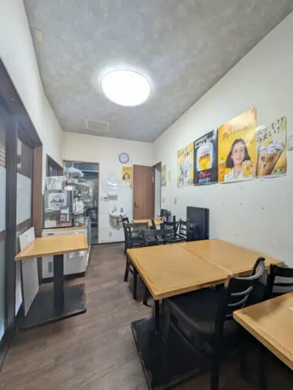 磯子の中華料理居抜きの内装