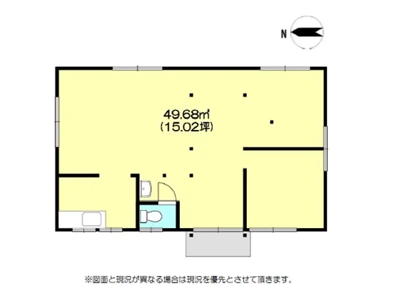 船橋の居抜き店舗の平面図