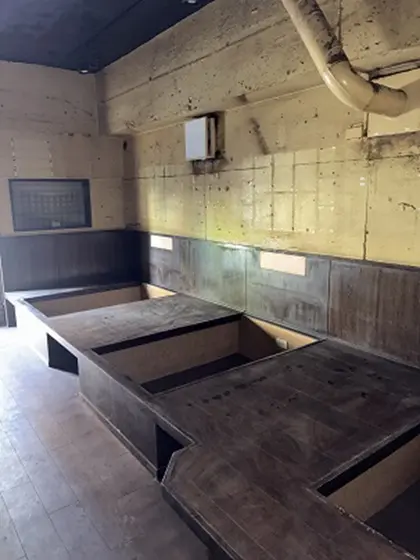 蒔田の居抜き店舗の内装