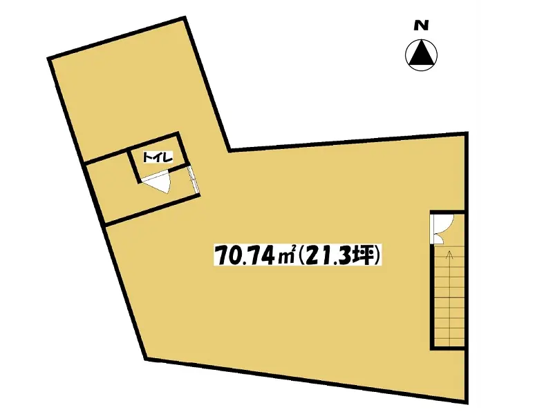 小平のスケルトン物件の平面図