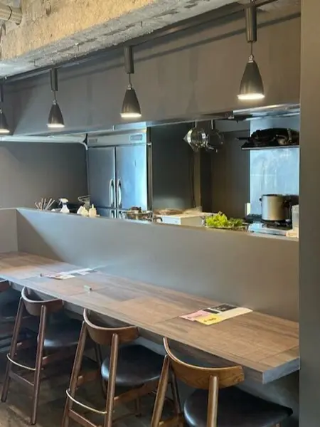 鎌倉の居抜き店舗の内装