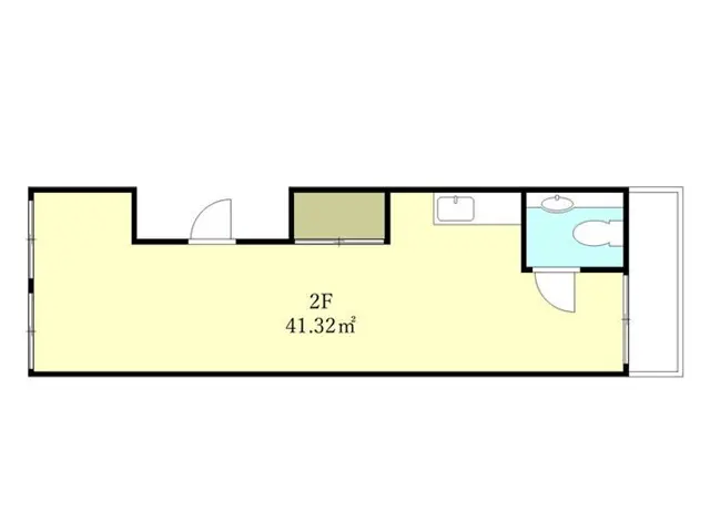 貸店舗(事務所仕様)の平面図
