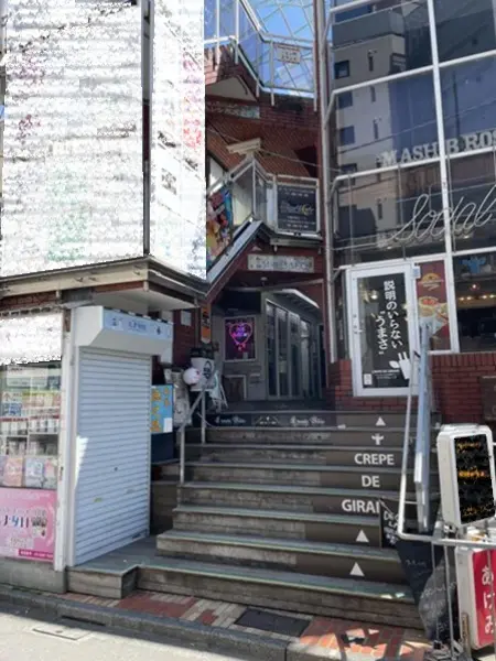 カフェ・喫茶店の居抜き物件の外観